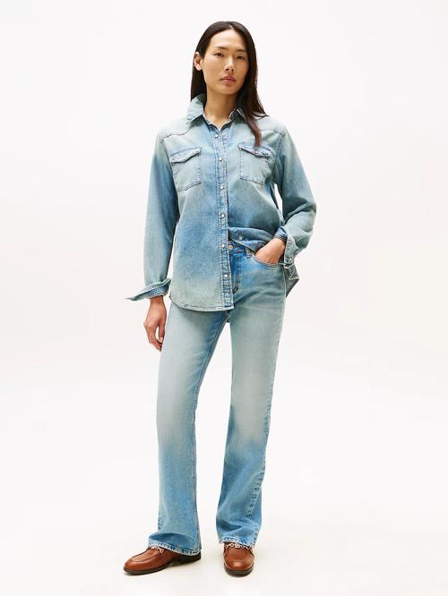 Lex Denim İspanyol Paça Kadın Jeans WW0WW456821A4