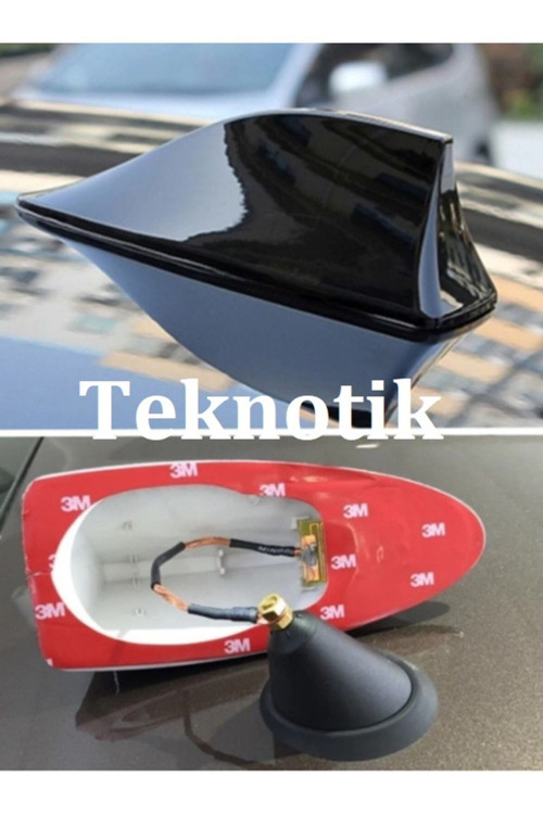 Oto Elektrikli Balina Anten Siyah