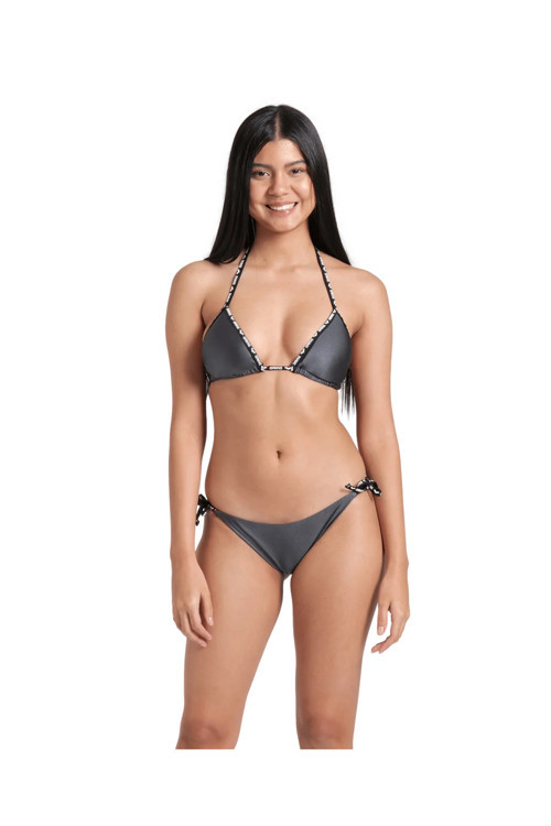 Solid Bikini Triangle Kadın Bikini Takımı