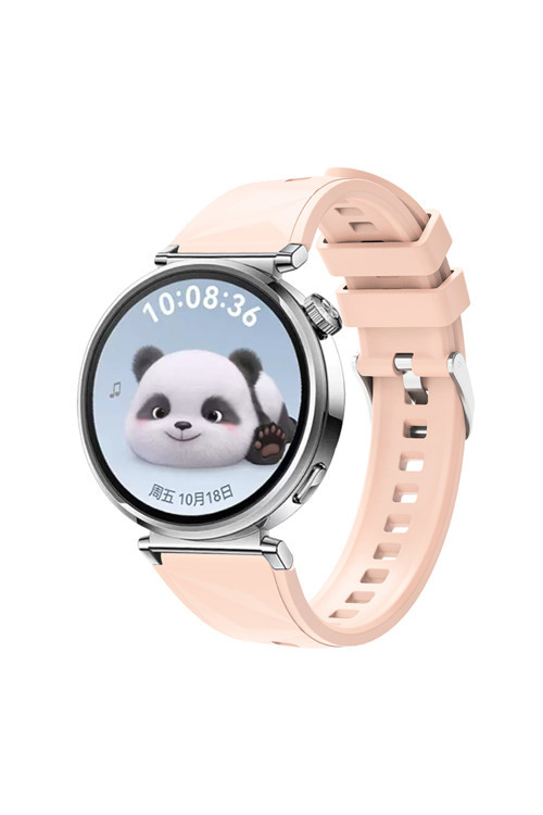Huawei Watch Gt5 41Mm Uyumlu Zore Krd-129 Silikon Kordon Strap Kayış-Pembe