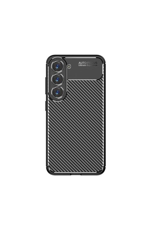 Galaxy S23 Uyumlu Zore Negro Silikon Kılıf-Siyah