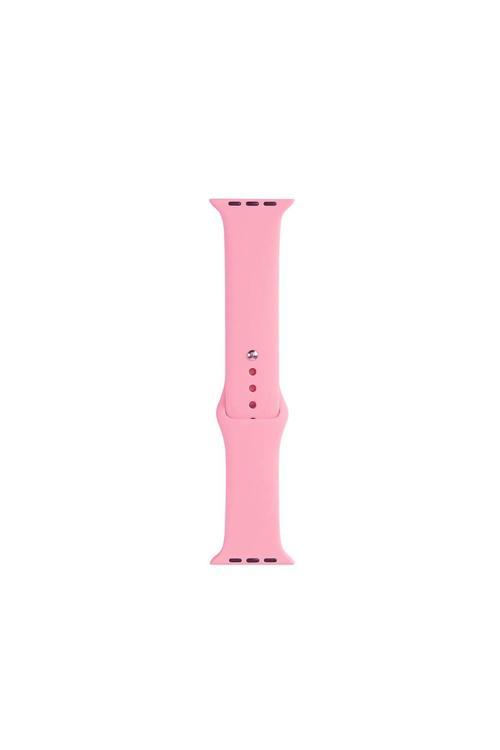 Watch Ultra 49Mm Band Serisi Klasik Kordon Silikon Strap Kayış-Pembe
