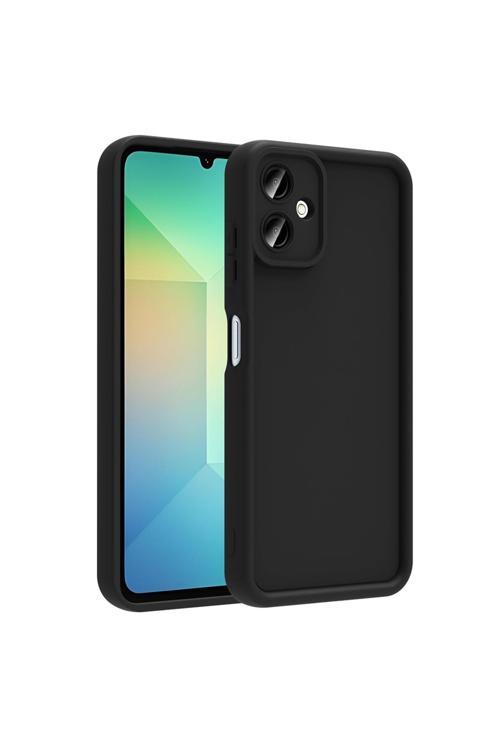 Galaxy A06 Kılıf Kamera Korumalı Kth Ananas Kapak - Siyah