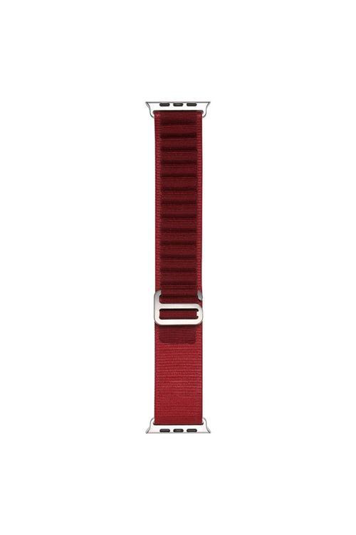 Watch 40Mm Clo Band-74 Hasır Kordon-Koyu Kırmızı