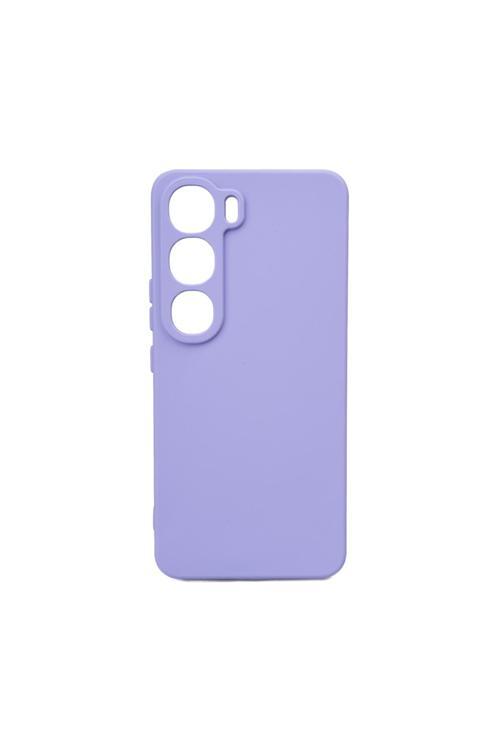 Vivo V40 Lite Uyumlu Kılıf Zore Biye Silikon-Lila