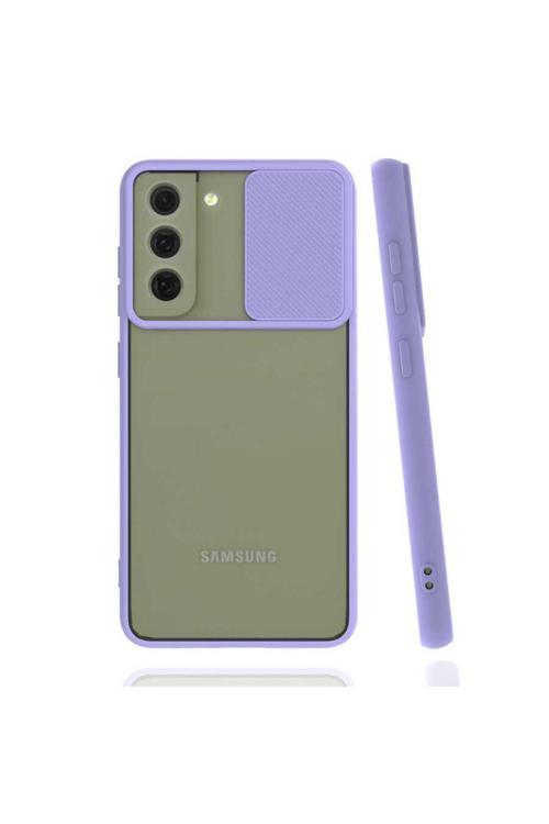Galaxy S22 Uyumlu Zore Lnsm-İ Kılıf-Lila