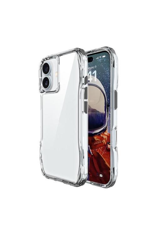 İphone 16 Plus Uyumlu Kılıf Aihttgli Şeffaf Zore İNcek Kapak-Şeffaf