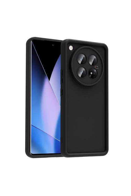 İnfinix Zero 40 5G Kılıf Kamera Korumalı Kth Ananas Kapak - Siyah