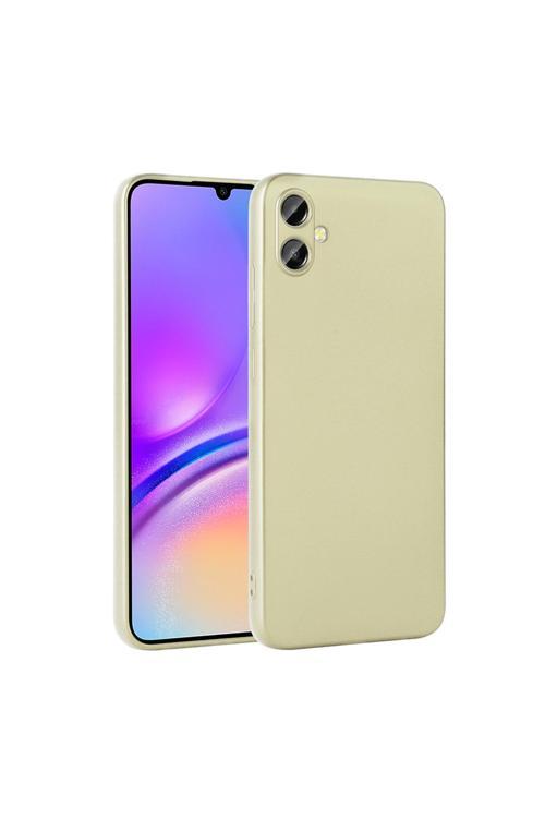 Galaxy A06 Kılıf Zore Premier Silikon Kapak - Gold