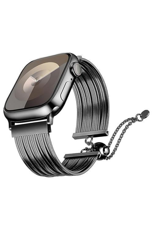 Watch 44Mm Sys Krd-137 Metal Hasır Kordon - Siyah