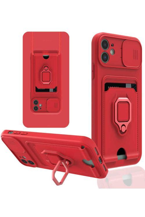 İphone 11 Uyumlu  Pelit Kılıf-Kırmızı