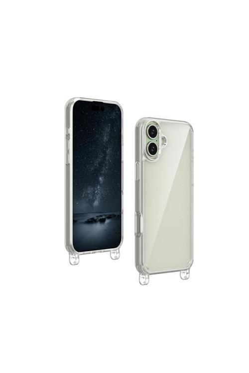 İphone 16 Uyumlu Kılıf Zore X-Rop Kapak-Şeffaf