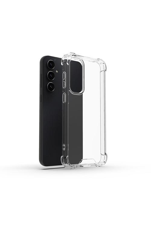 Galaxy S24 Fe Uyumlu Kılıf Zore Nitro Anti Shock Silikon-Şeffaf