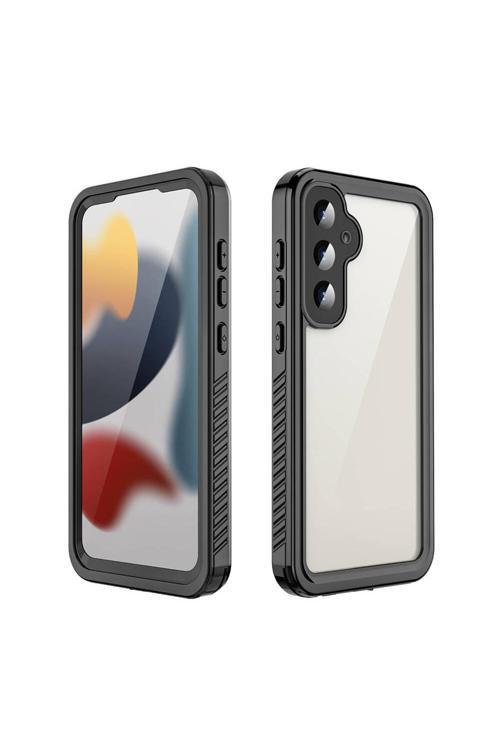 Galaxy S23 Fe Uyumlu 1-1 Su Geçirmez Uyumlu-Siyah