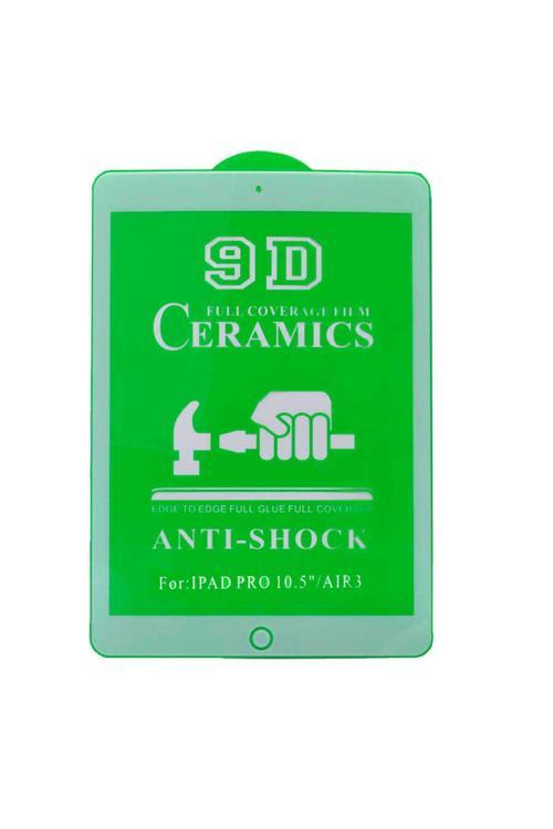 İpad Pro 10.5 (7.Nesil) Uyumlu Zore Tablet Seramik Ekran Koruyucu-Beyaz