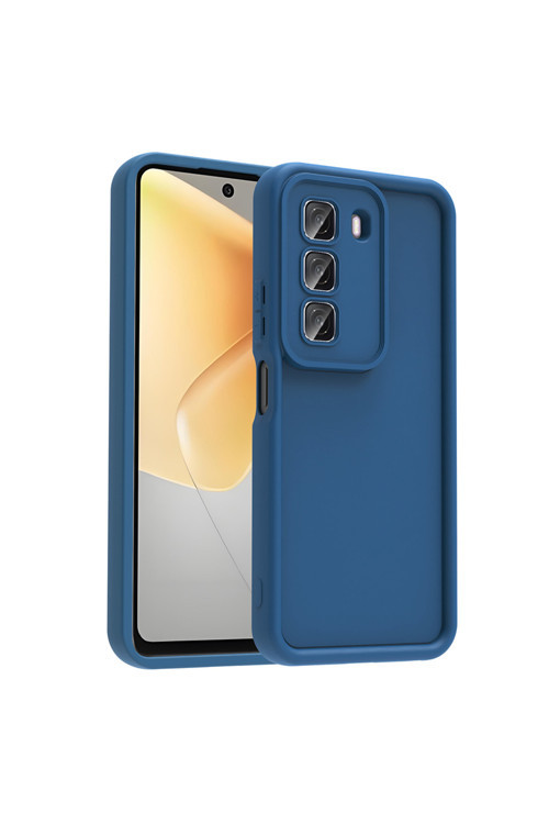 İnfinix Hot 50 4G Kılıf Kamera Korumalı Wnx Ananas Kapak - Koyu Yeşil