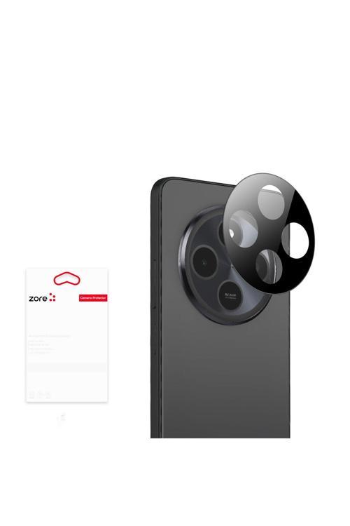 Xiaomi Redmi 14C 4G Uyumlu Zore 3D Kamera Camı-Siyah
