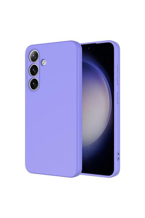 Galaxy S25 Uyumlu Kılıf Zore Mara Lansman Kapak-Lila