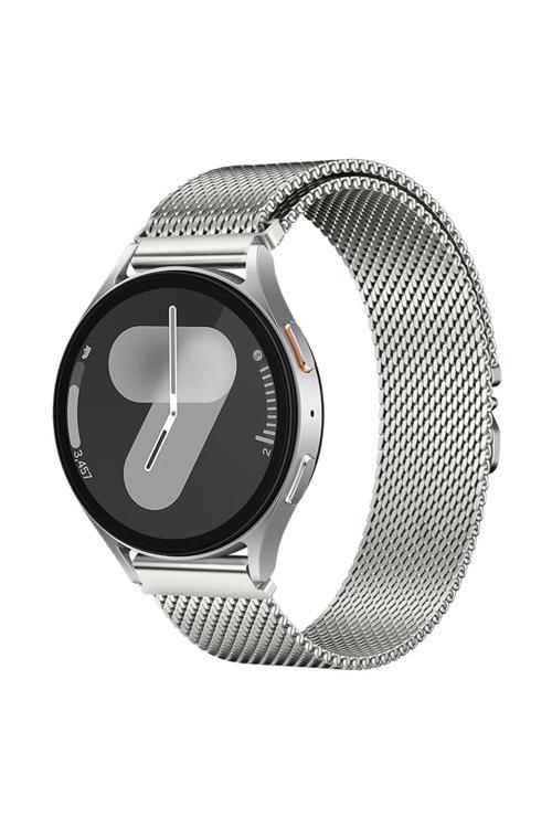 Amazfit Pace Kth Krd-25 22Mm Metal Hasır Kordon - Gri