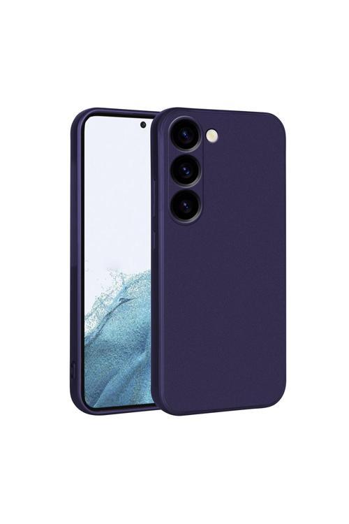 Galaxy S23 Uyumlu Zore Premier Silikon Kılıf-Lacivert