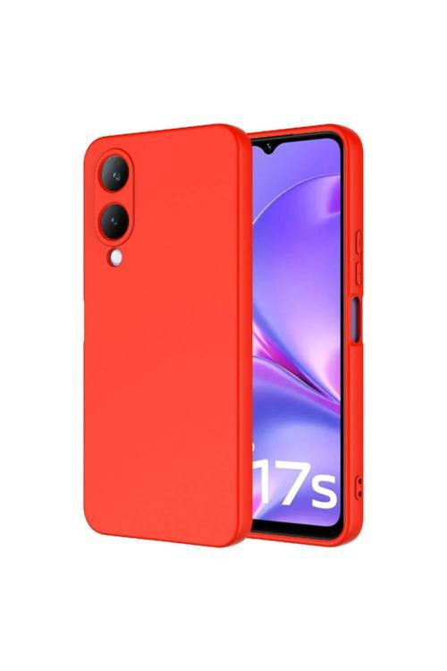 Vivo Y17S Uyumlu Zore  Mara Lansman Kılıf-Kırmızı
