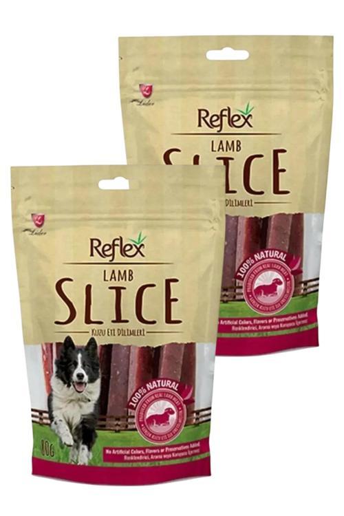 Slice Yumuşak Kuzu Eti Dilimleri Köpek Ödül Maması 80gr İkili Paket