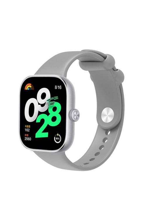 Xiaomi Redmi Watch 4 Clo Krd-109 Silikon Kordon-Gri