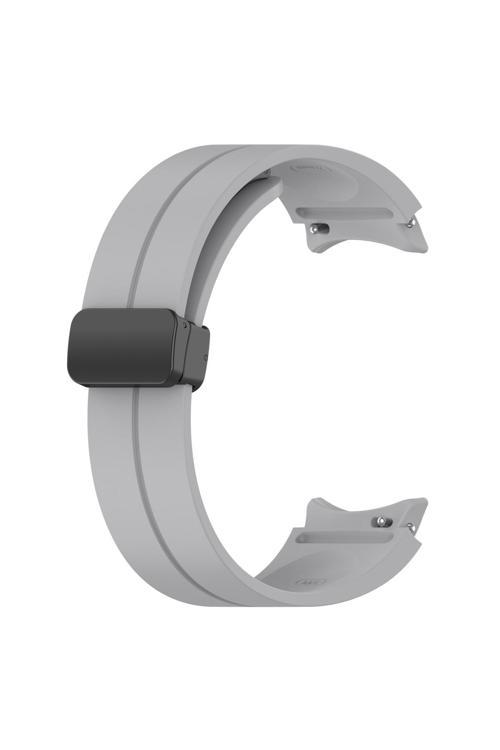 Galaxy Watch 4 Classic 42Mm Uyumlu Krd-84 Uyumlu Zore Kordon-Gri