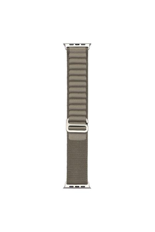 Watch 10 46Mm Uyumlu Zore Krd-74 Hasır Kordon-Açık Yeşil