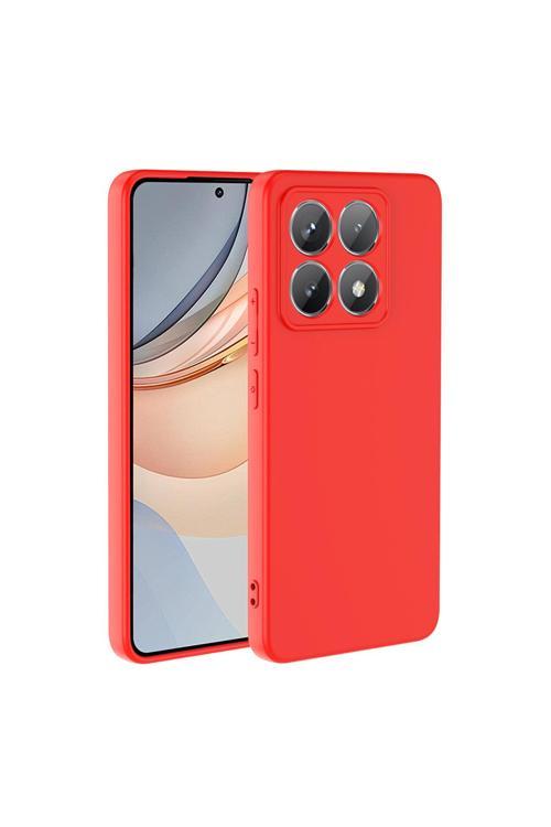 Xiaomi 14T Pro Uyumlu Kılıf Zore Mara Lansman Kapak-Kırmızı