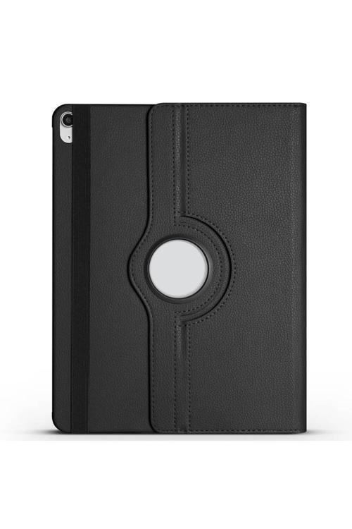 İpad Air 13 2025 M3 Zore Dönebilen Standlı Kılıf - Siyah