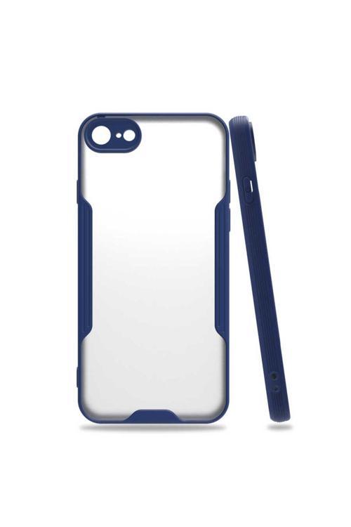 İphone Se 2022 Uyumlu Zore Parfe Kılıf-Lacivert