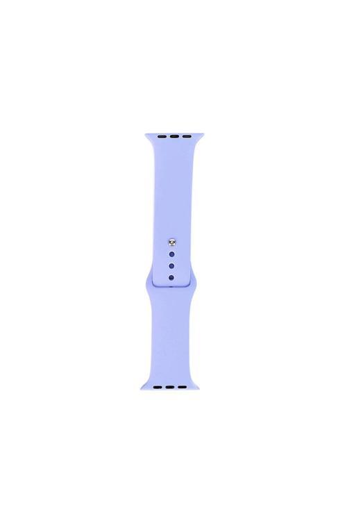 Watch 38Mm Band Serisi Klasik Kordon Silikon Strap Kayış-Lila