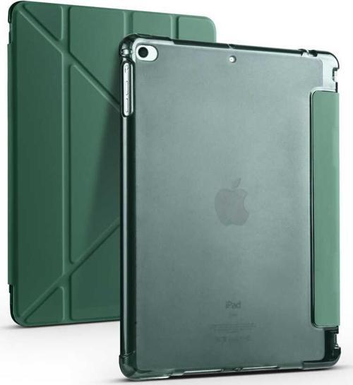 Apple iPad 9.7 2017 2018 (5.6.Nesil) Uyumlu Kalemlikli Premium Standlı Katlanabilir Uyku Modu Özellikli Tablet Kılıfı