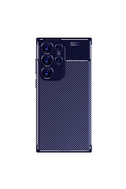 Galaxy S23 Ultra Uyumlu Zore Negro Silikon Kılıf-Lacivert