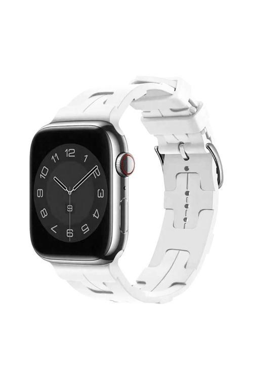 Watch 40Mm Krd-92 Uyumlu Zore Kordon-Beyaz
