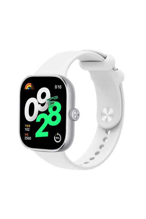 Xiaomi Redmi Watch 4 Clo Krd-109 Silikon Kordon-Beyaz