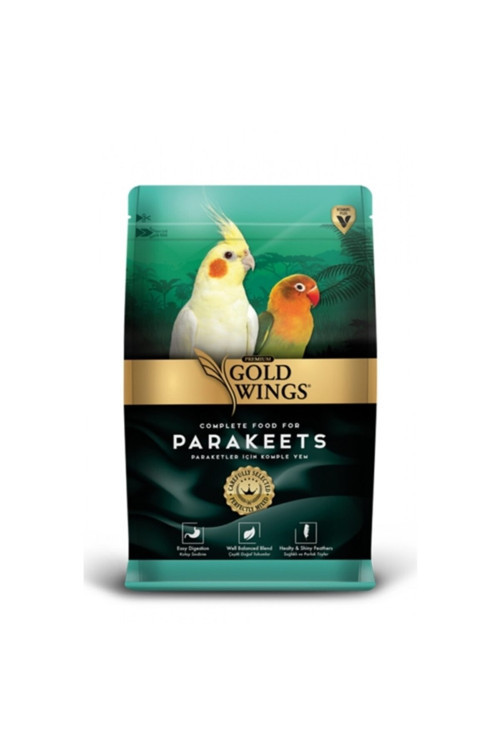Gold Wings Premium Paraket Papağanı Yemi 1 Kg
