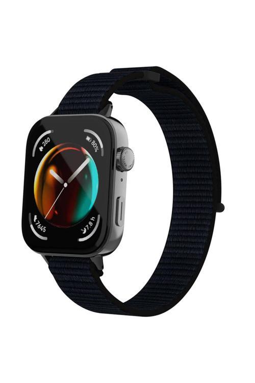Huawei Watch Fit 3 Zore Krd-03 Hasır Kordon-Siyah