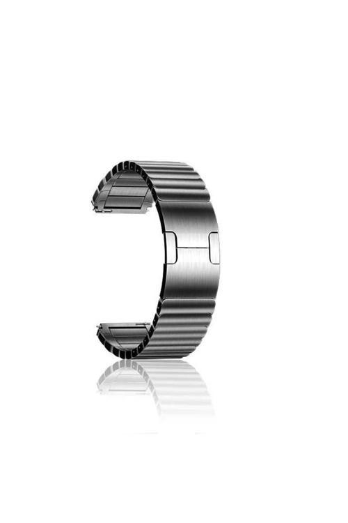 Galaxy Watch 46Mm Uyumlu Krd-35 22Mm Metal Zore Kordon-Gri