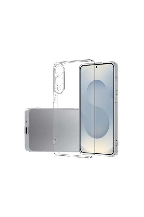 Galaxy S25 Edge Kılıf Sys Süper Silikon Kapak - Şeffaf
