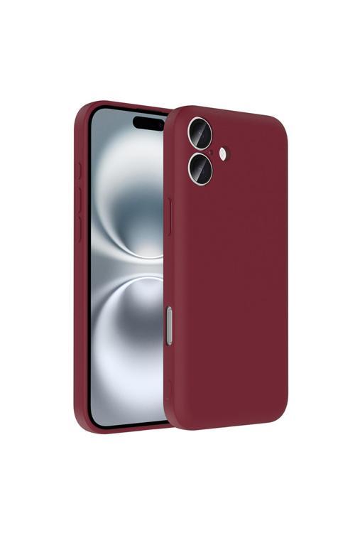 İphone 16 Plus Kılıf Kamera Korumalı Kartlık Hazneli Kth Vitra Kapak - Siyah