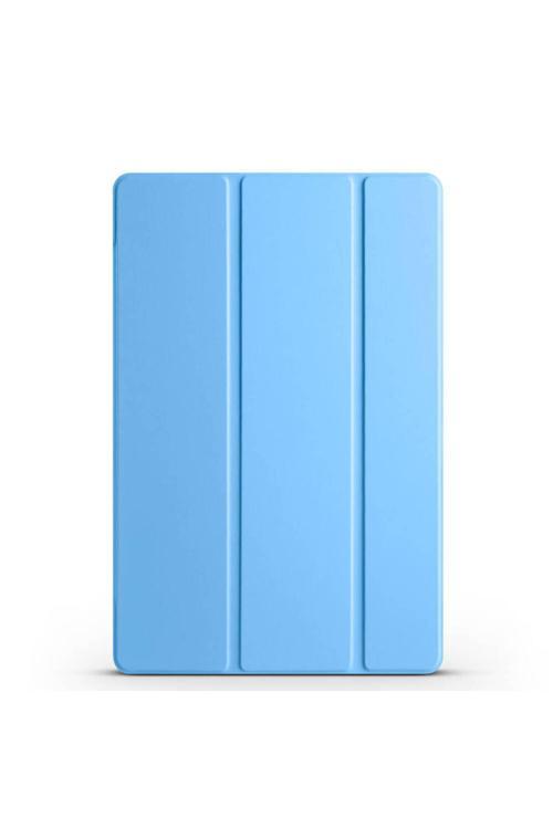 Galaxy Tab A9 Plus Uyumlu Zore Smart Cover Standlı 1-1 Kılıf-Mavi