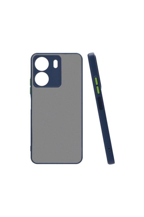 Poco C65 Kılıf Zore Hux Kapak-Lacivert