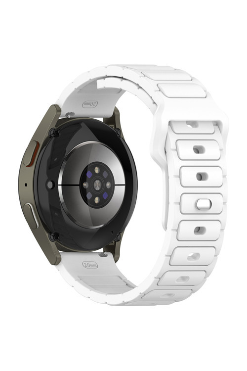Galaxy Watch 46Mm Zore Krd-132 22Mm Silikon Kordon Strap Kayış - Beyaz