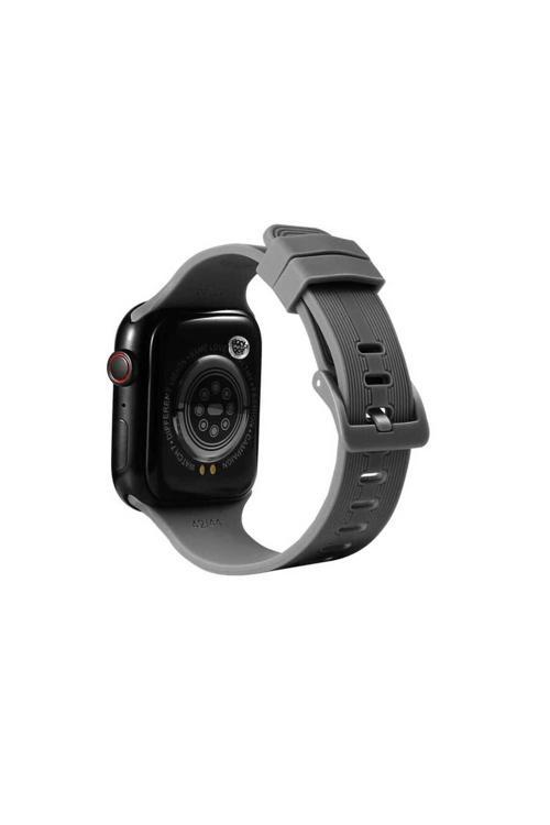 Watch 44Mm Krd-23 Uyumlu Brt Kordon Gri