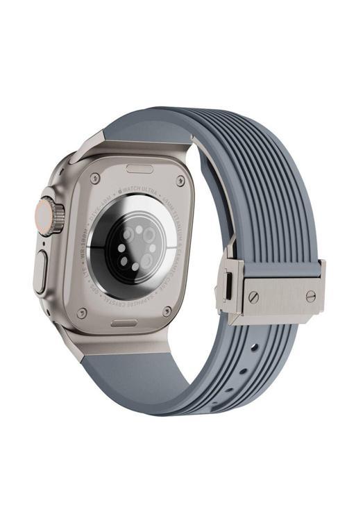Watch 7 45Mm Rhn Rhn Krd-113 Spor Görünümlü Silikon Kordon-Gri