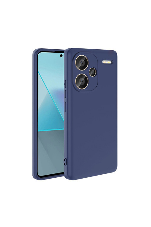 Xiaomi Redmi Note 13 Pro Plus 5G Uyumlu Kılıf Zore Mara Lansman Kapak-Lacivert