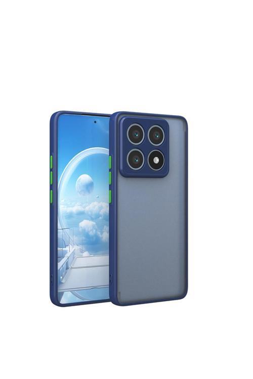 Xiaomi 14T Pro Uyumlu Kılıf Zore Hux Kapak-Lacivert