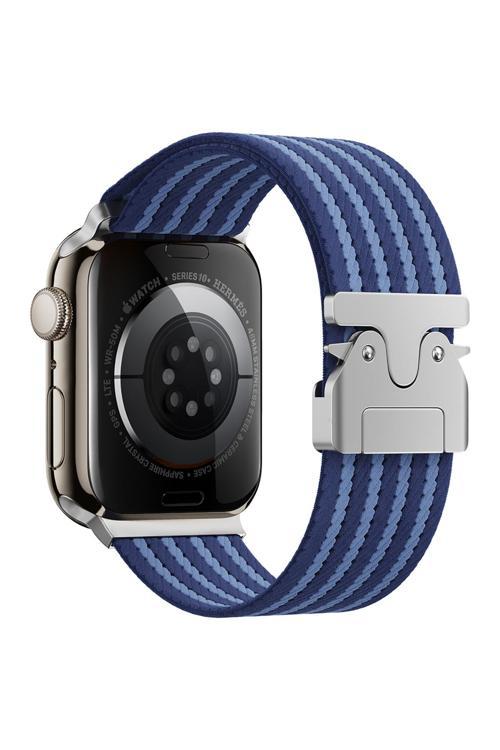 Watch 42Mm Krd-133 Naylon Kumaş Hasır Örgülü Kordon - Mavi